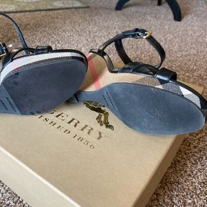 Burberry Bridle Studs Rastrickson75 Wedge Sandal